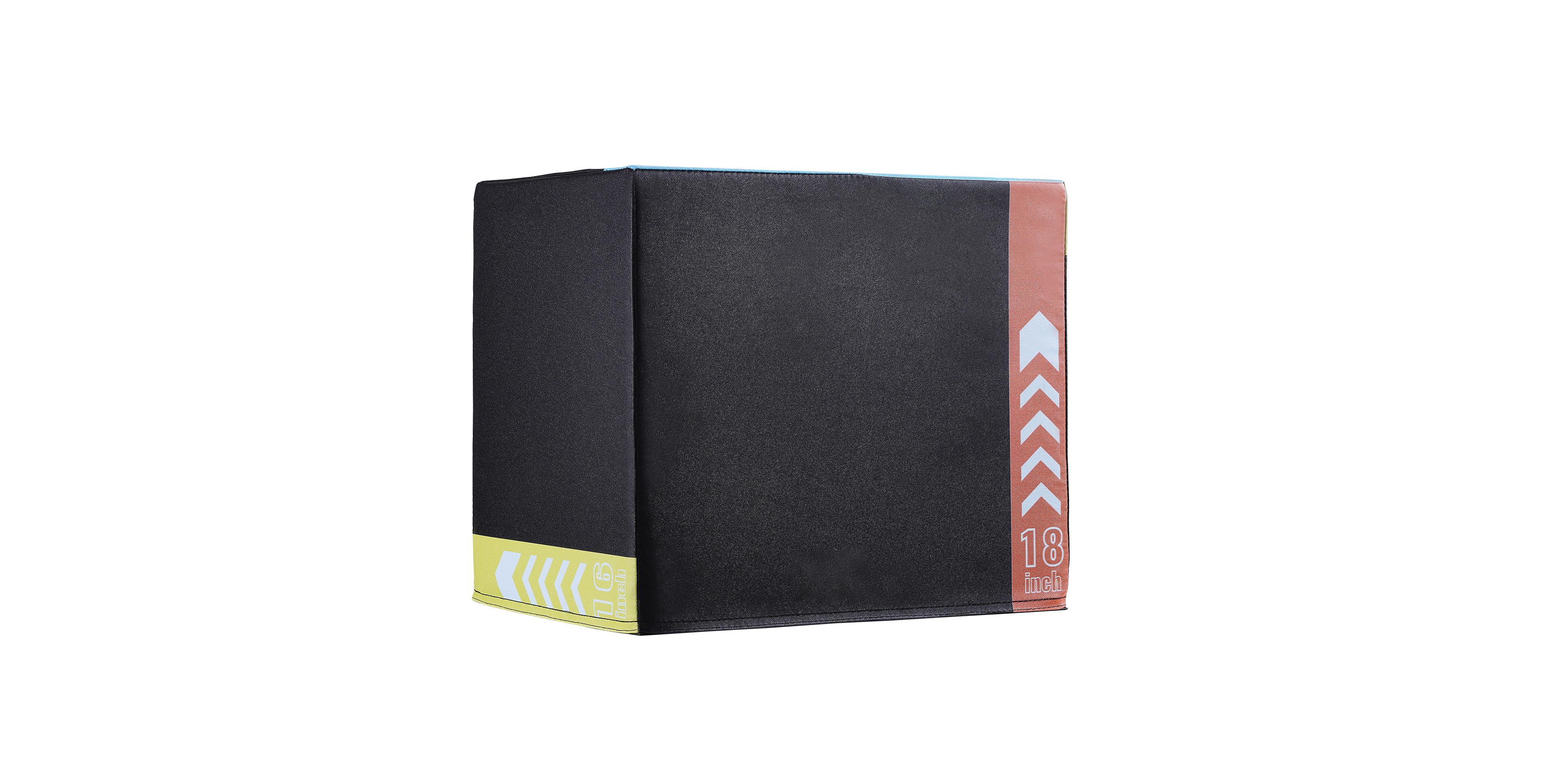 Sevorley 3-in-1 Soft Plyo Box, 20/18/16 in Adjustable Plyometric Jump Box for Home Gym