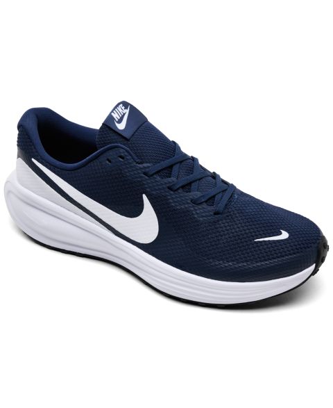 Мужские кроссовки Nike Revolution 8 Running Arch Support, цвет: Тёмно-синий / Серебристый