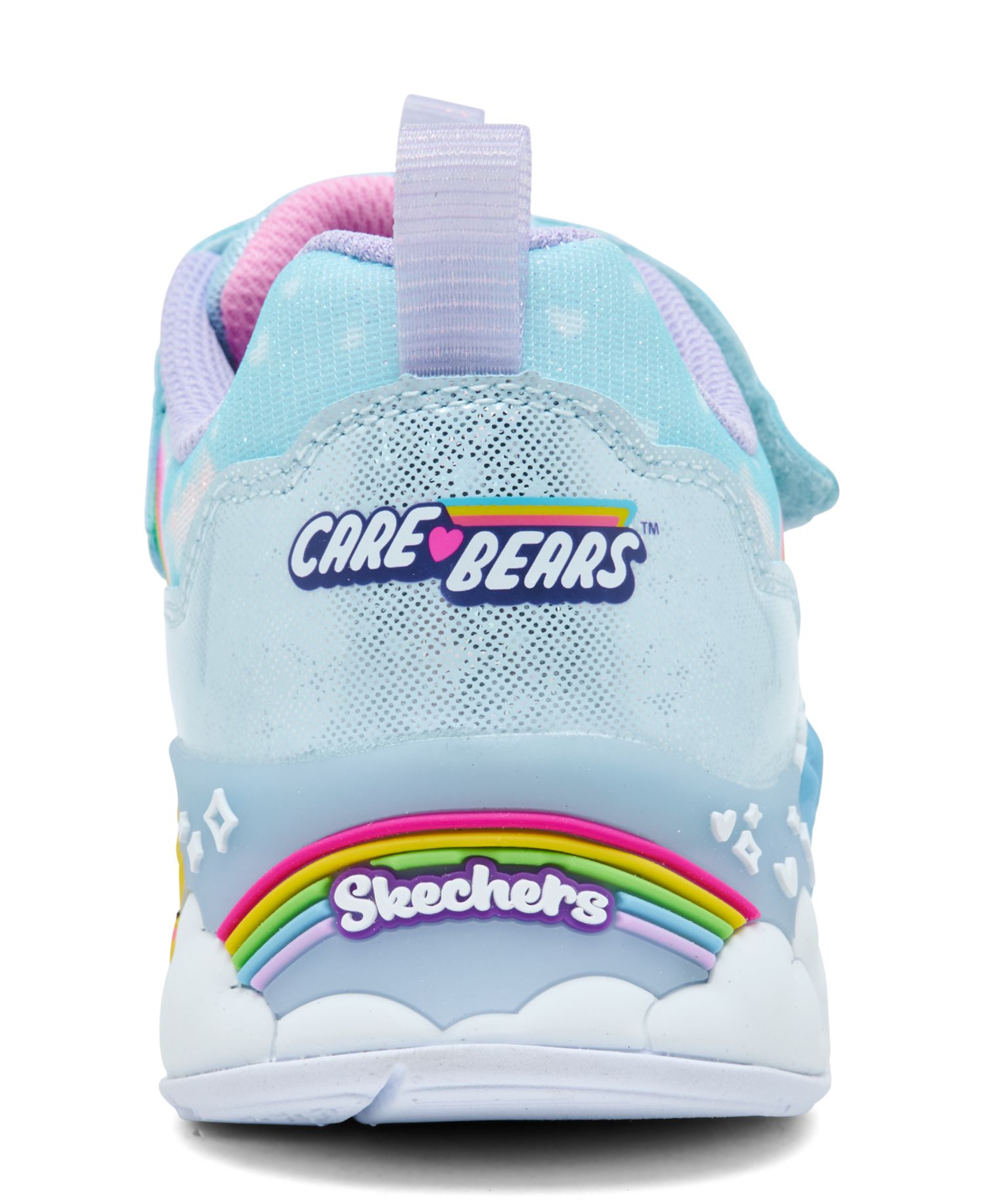 Little Girls' Care Bears Hugs N Snugs Light-Up Low Top Sneakers from Finish Line