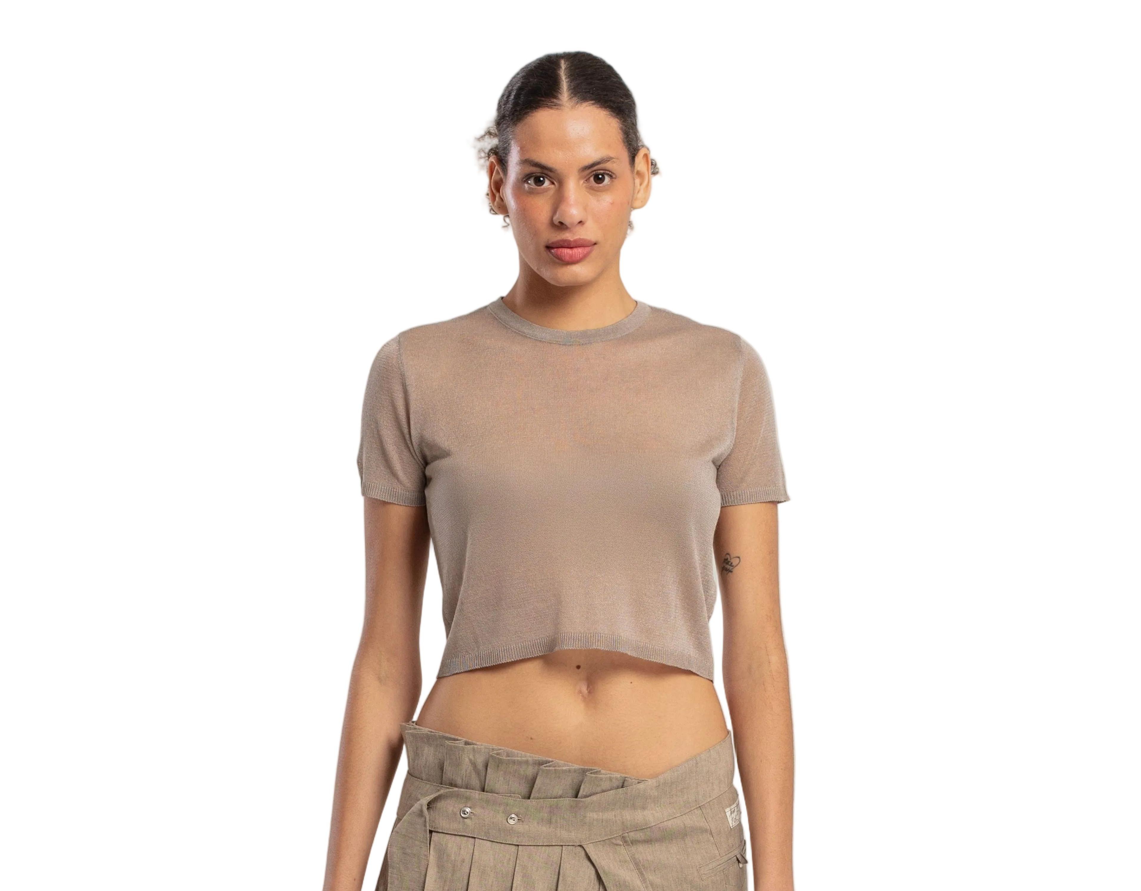 Pcfg Women's Relaxed-Fit Short-Sleeve Knit Top