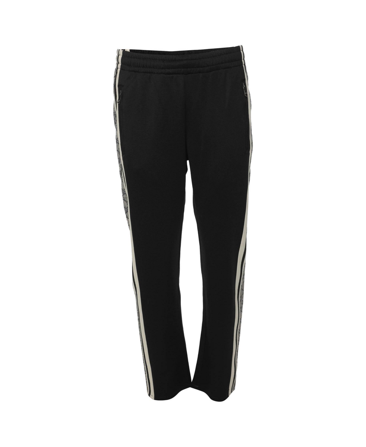 Pre-Owned Gucci Women's Striped Mid-Rise Straight-Leg Pants