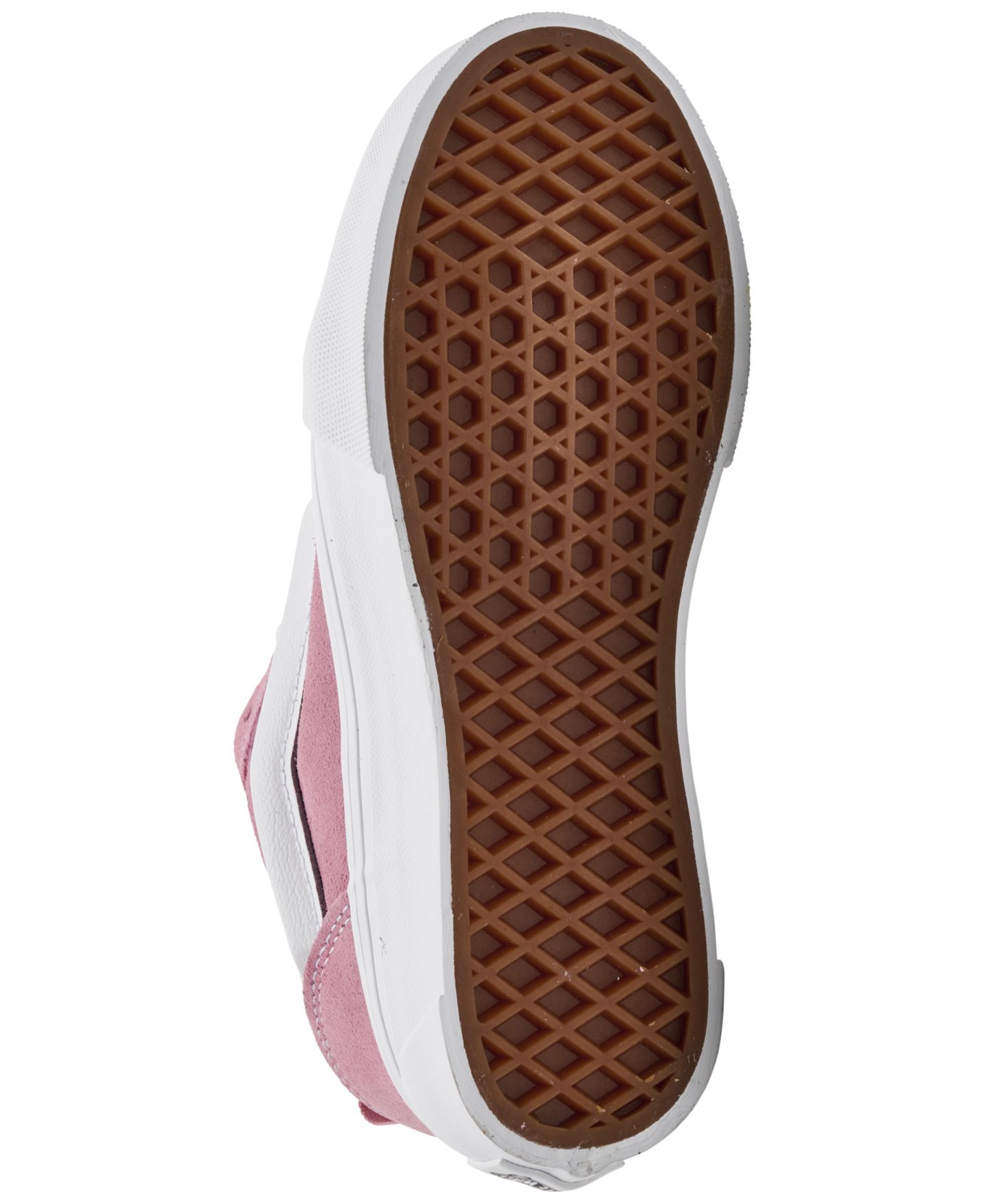 Кроссовки Vans Knu Skool Puffy Tongue and Ankle Collar Oversized Laces Sneakers from Finish Line для девочек, цвет: Розовый — фото 6