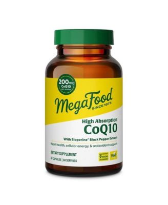 High Absorption CoQ10 200mg Per Serving With Black Pepper, 60 Capsules