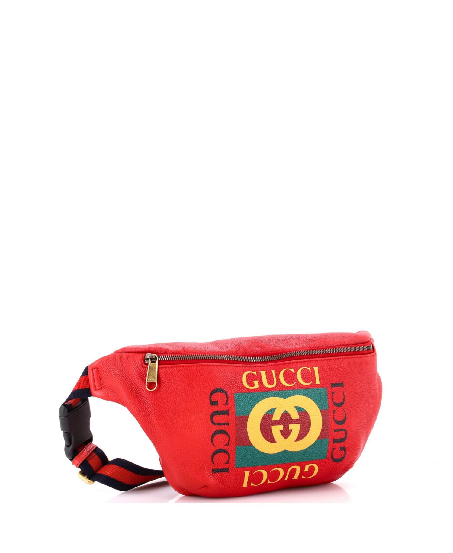 Medium Logo Belt Bag Printed Leather
