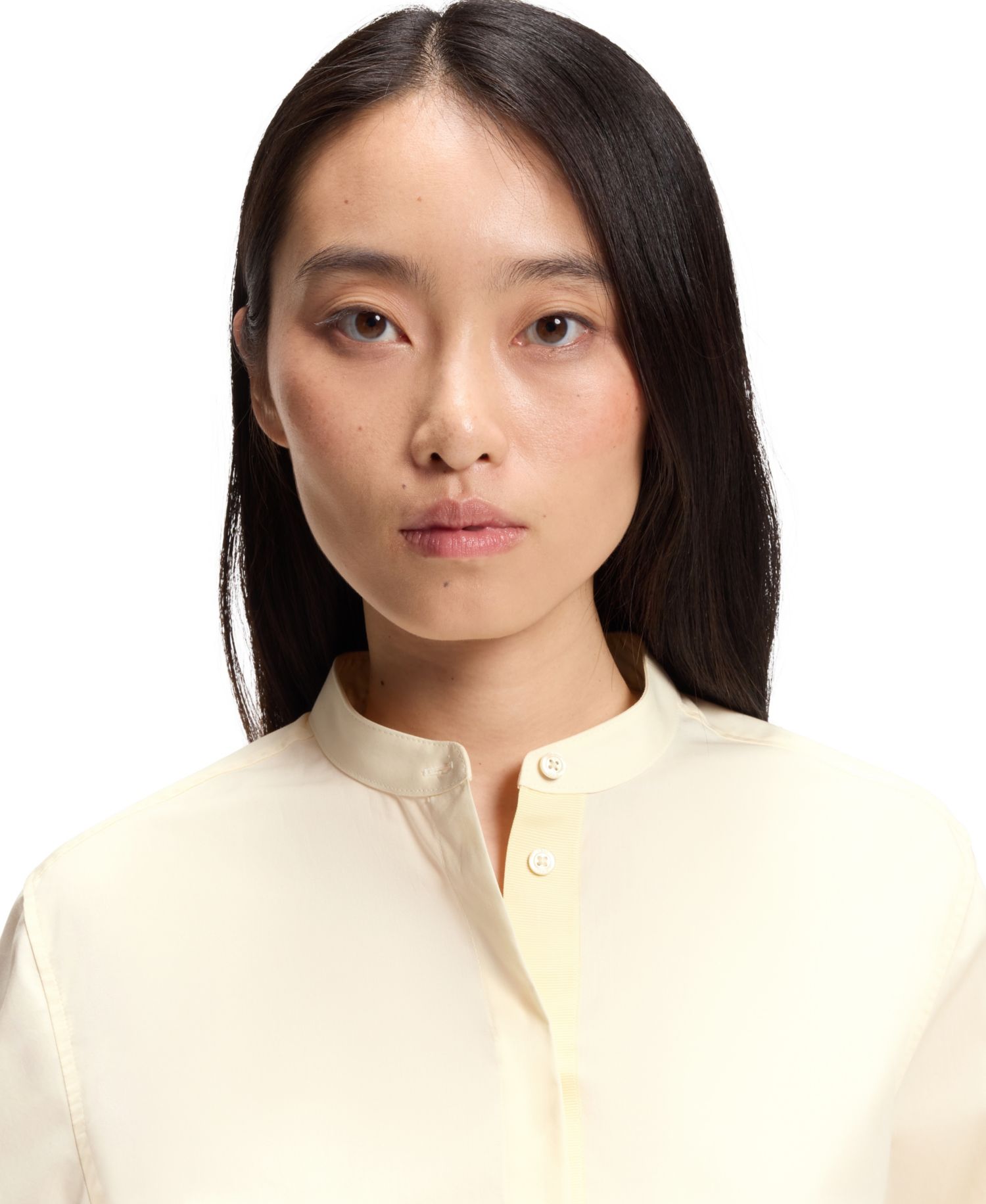 BOSS by Women's Cotton Poplin Regular-Fit Blouse