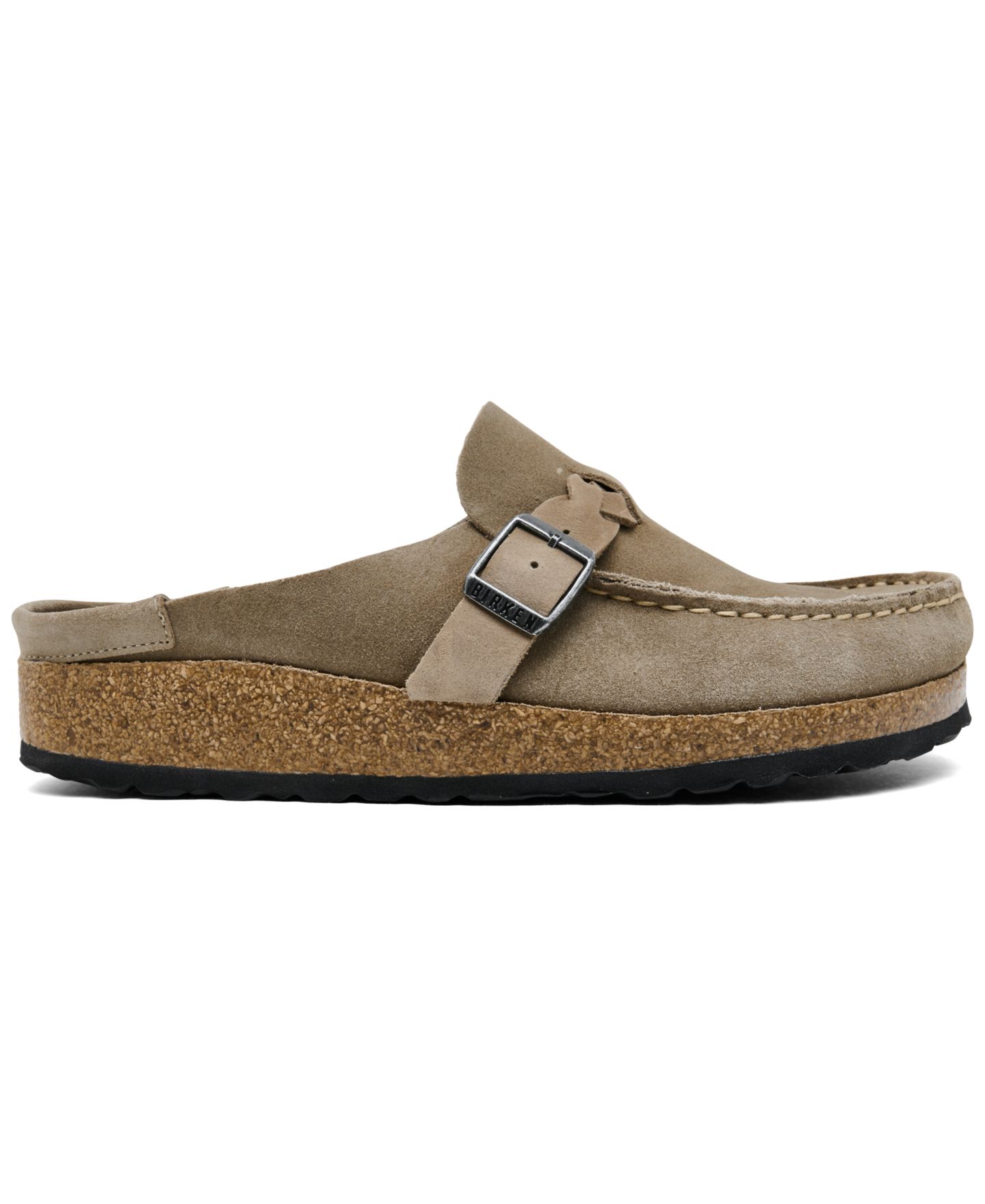Женские сабо Birkenstock Buckley Braided Suede, цвет: Серо-коричневый — фото 2