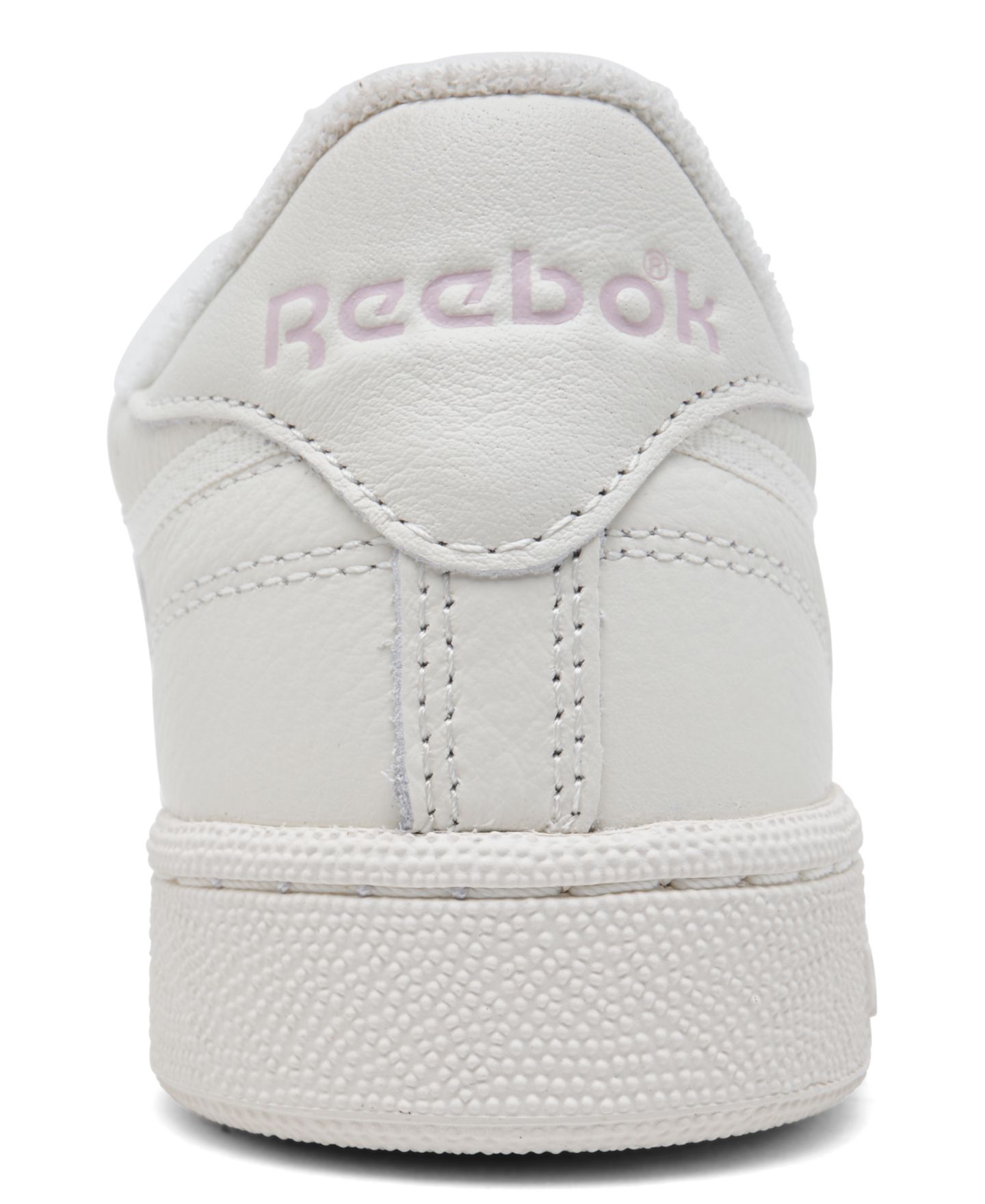 Женские кроссовки Reebok Club C 85 Vintage Suede, цвет: Белый / Розовый — фото 4