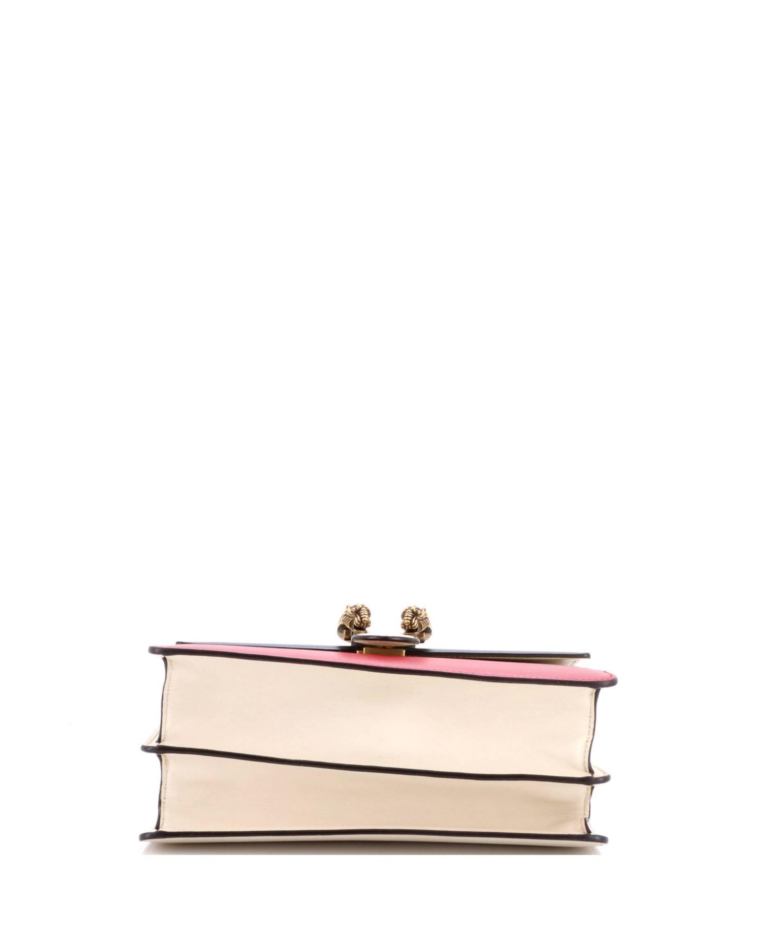 Medium Dionysus Bamboo Top Handle Bag Colorblock Leather