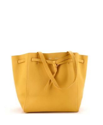 Medium Phantom Tie Cabas Tote Leather
