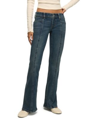 Women's Low-Rise Y2K Flare Jeans