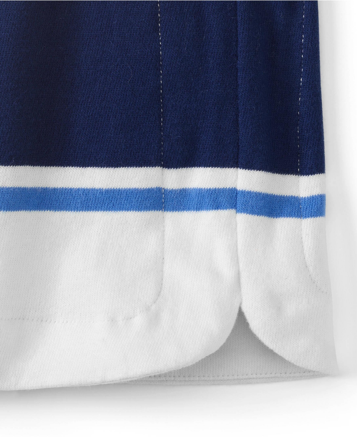 Lands' End Plus Long-Sleeve Breton-Stripe Relaxed-Fit T-Shirt