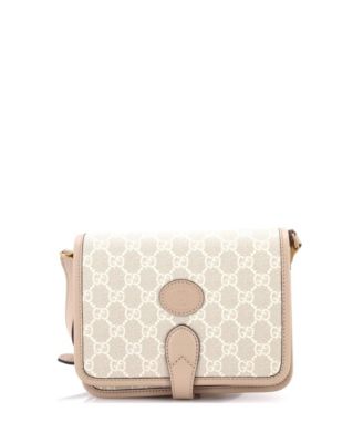 Mini Interlocking G Patch Messenger Bag GG Coated Canvas