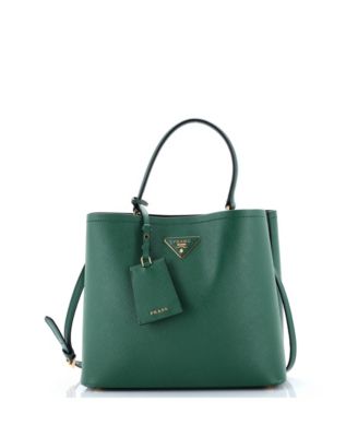 Large Panier Bucket Bag Saffiano Leather
