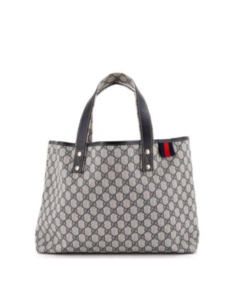 Medium Web Loop Tote GG Coated Canvas