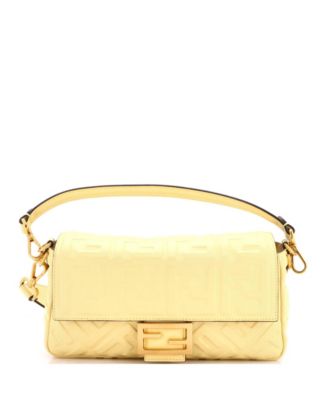 Medium Baguette NM Bag Zucca Embossed Leather