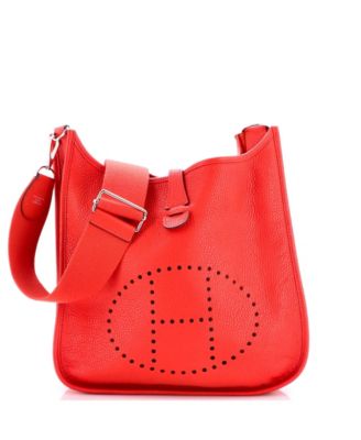 Pre-Owned Hermes PM Evelyne Bag Gen III Clemence