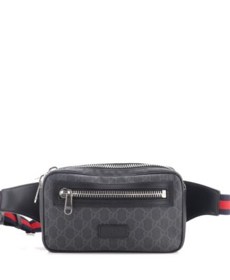 Small Soft Zip Belt Bag GG Coated Canvas