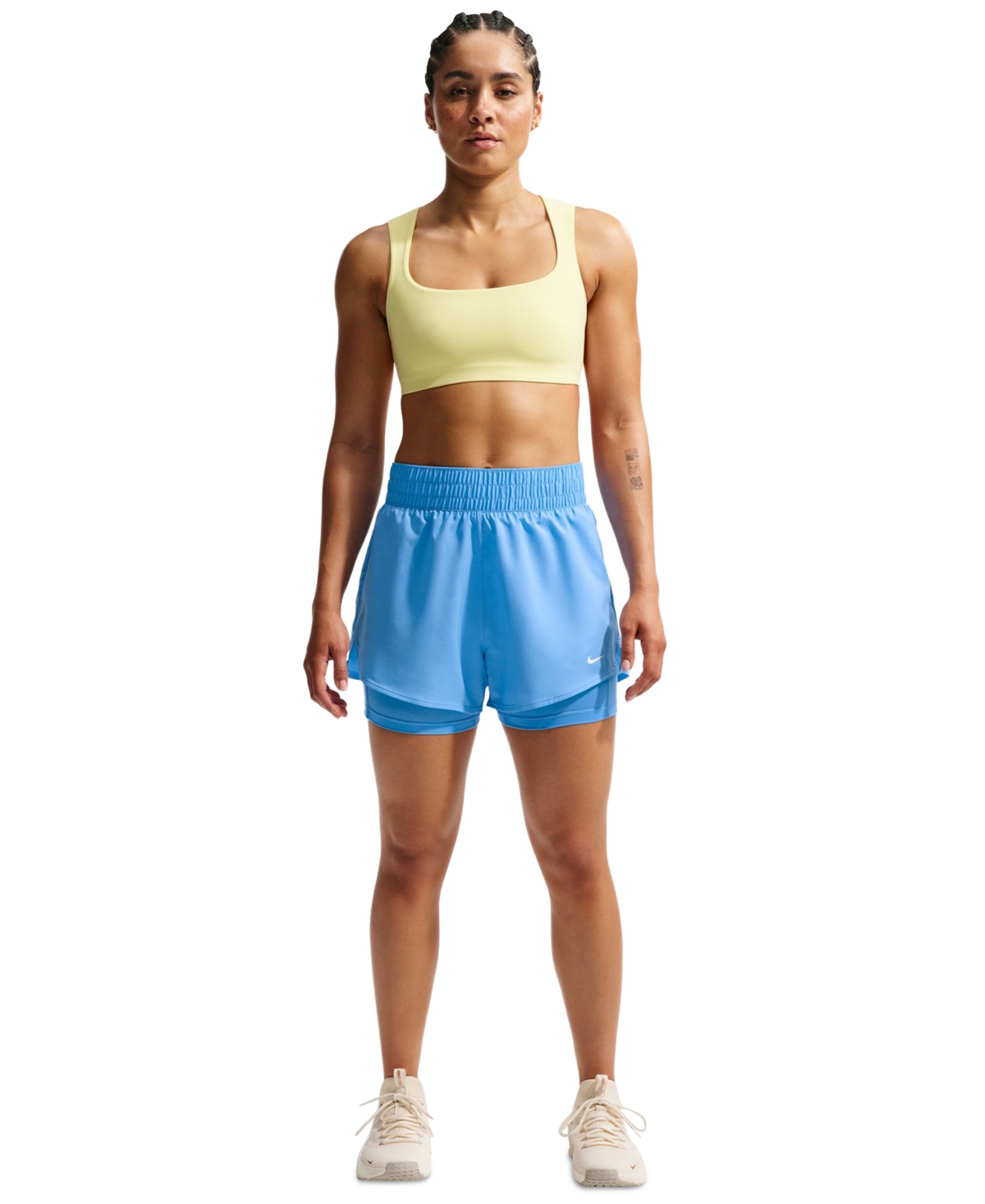 Nike One Women's Dri-Fit High-Waist 2-in-1 Shorts