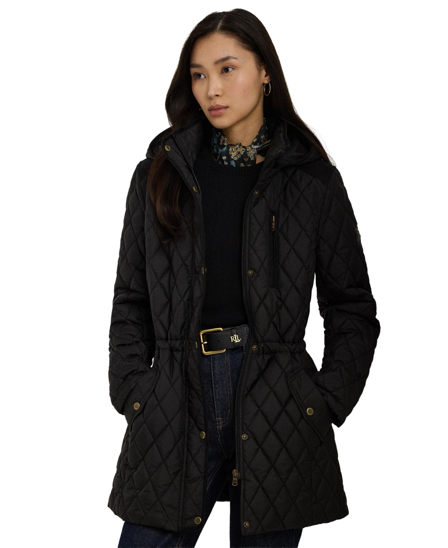 Women's Hooded Anorak Quilted Coat, Created for Macy's