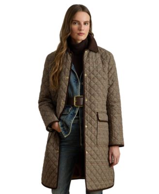 Women's Diamond-Quilted Coat, Created for Macy's