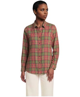 Women's Flannel Boyfriend Long Sleeve Shirt