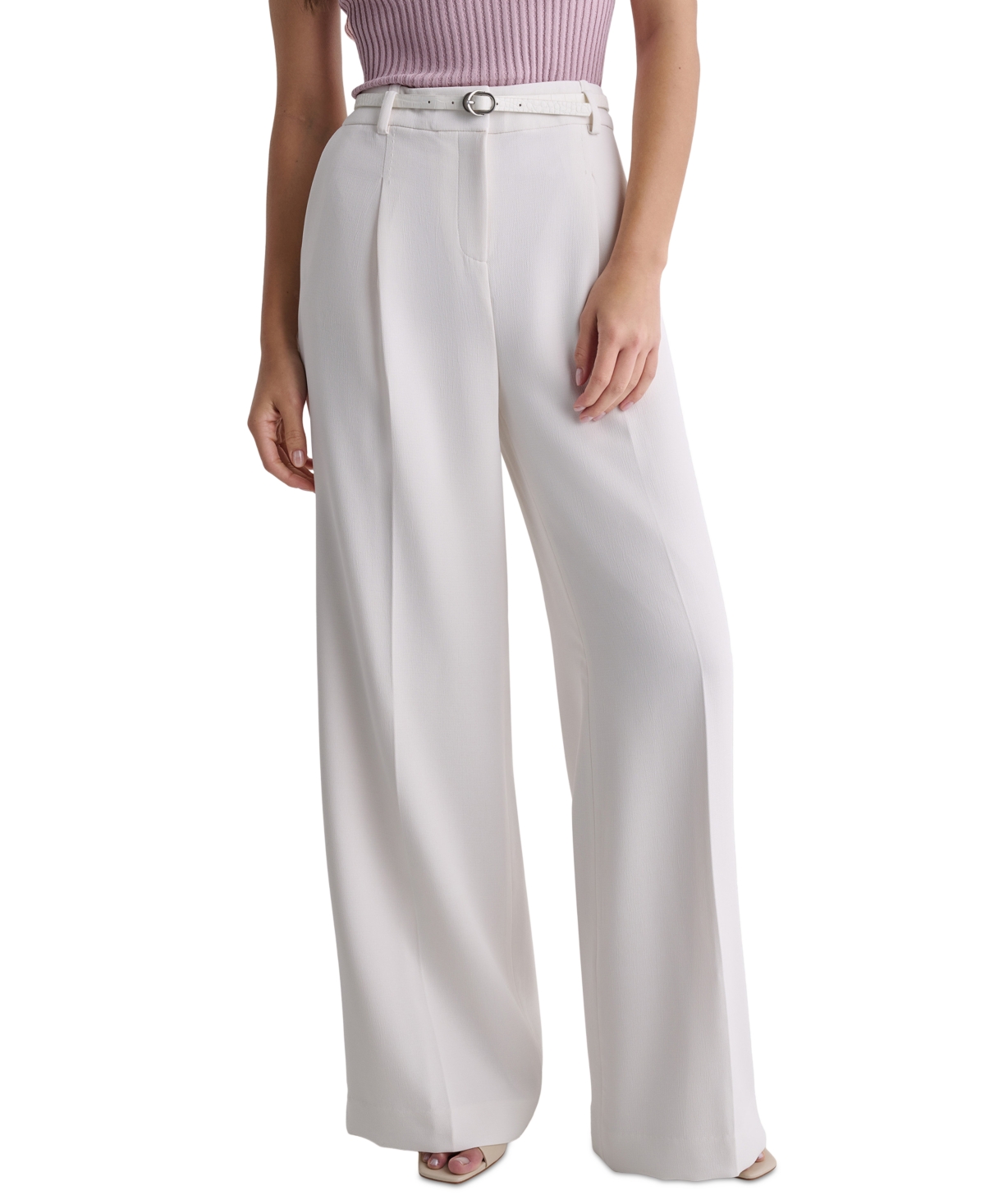 Bcbg Women's Wide-Leg High-Rise Pants