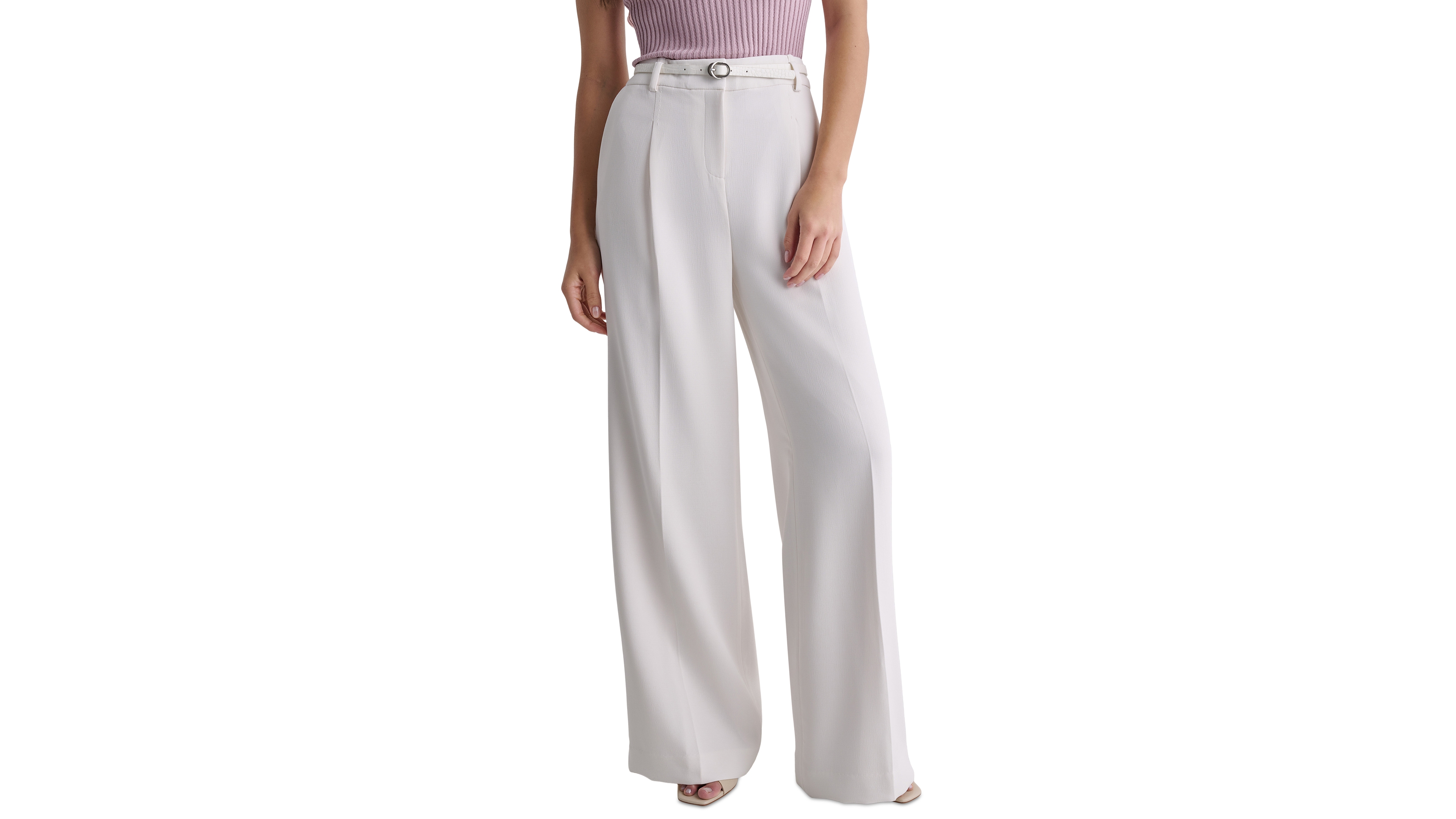 Bcbg Women's Wide-Leg High-Rise Pants