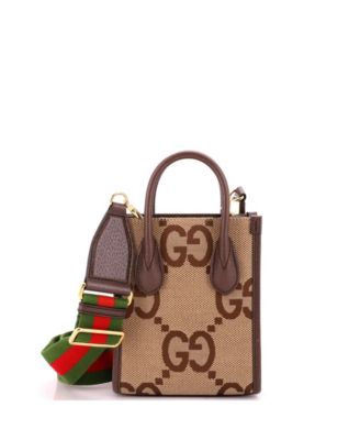 Mini Vertical Tote Jumbo GG Canvas