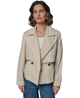 Women's Double-Breasted Flanged Jacket