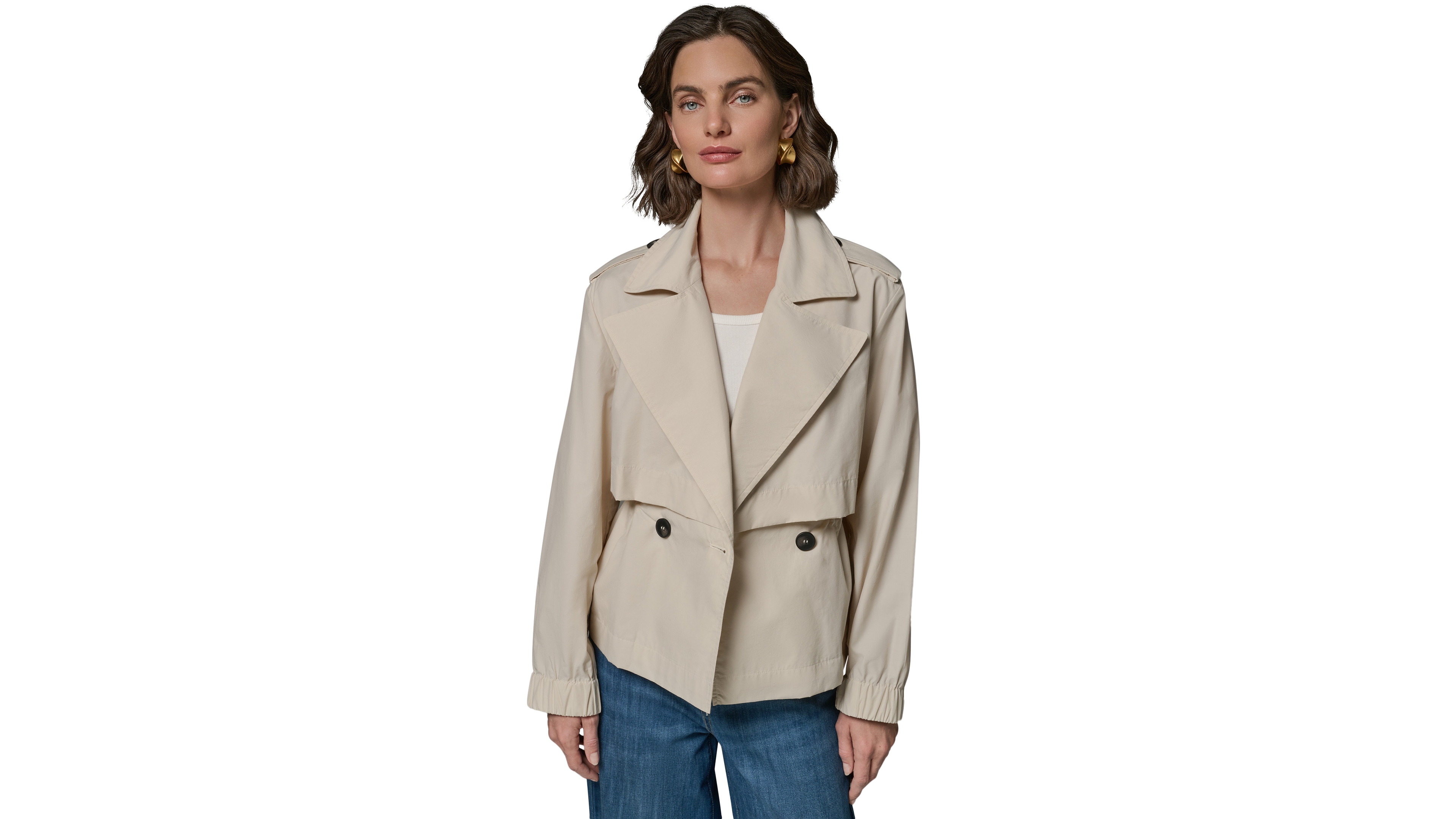 Donna Karan Weekend Women's Double-Breasted Flanged Jacket