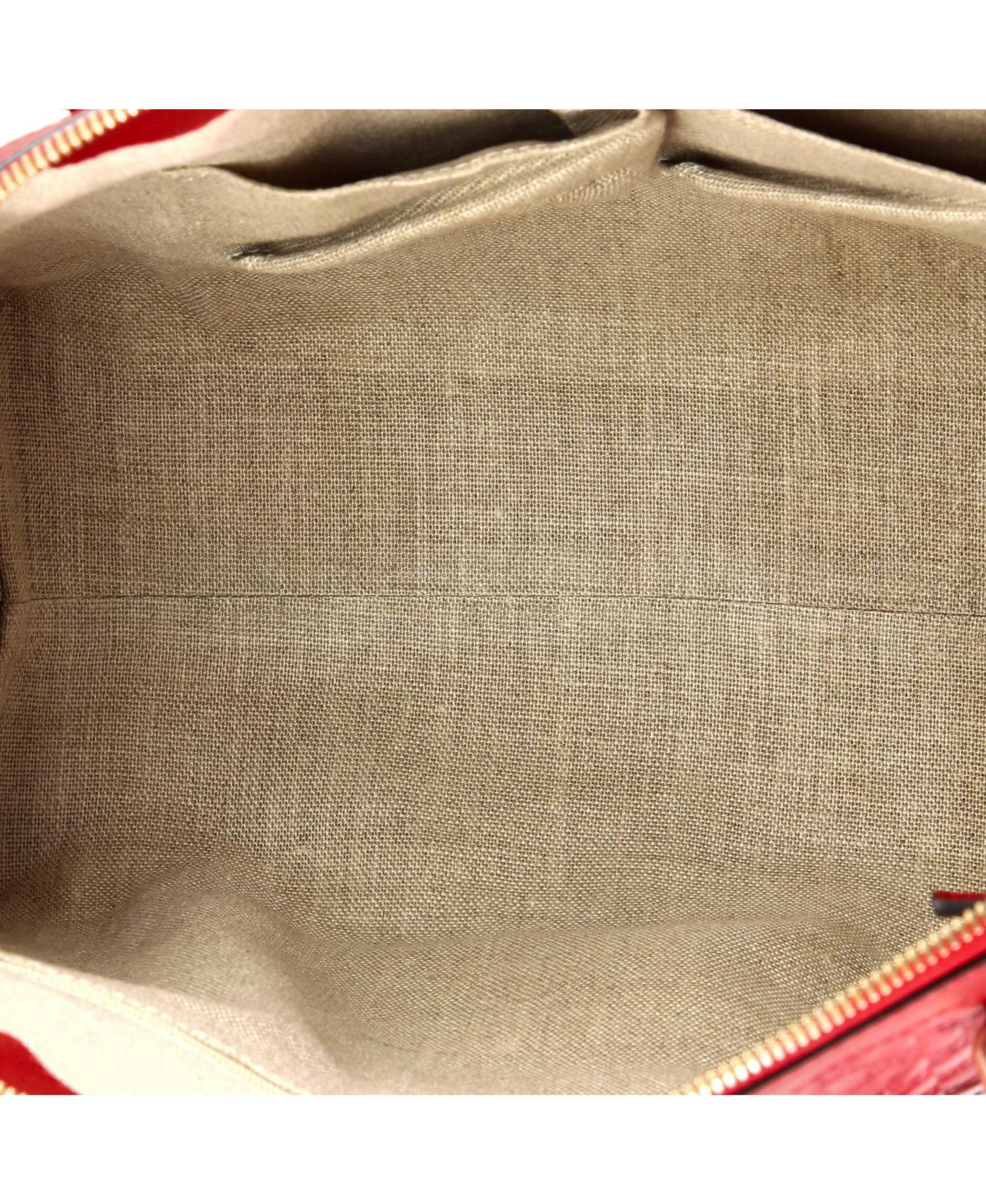 Medium Britt Convertible Dome Satchel Microguccissima Leather