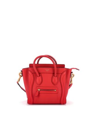 Nano Luggage Bag Grainy Leather