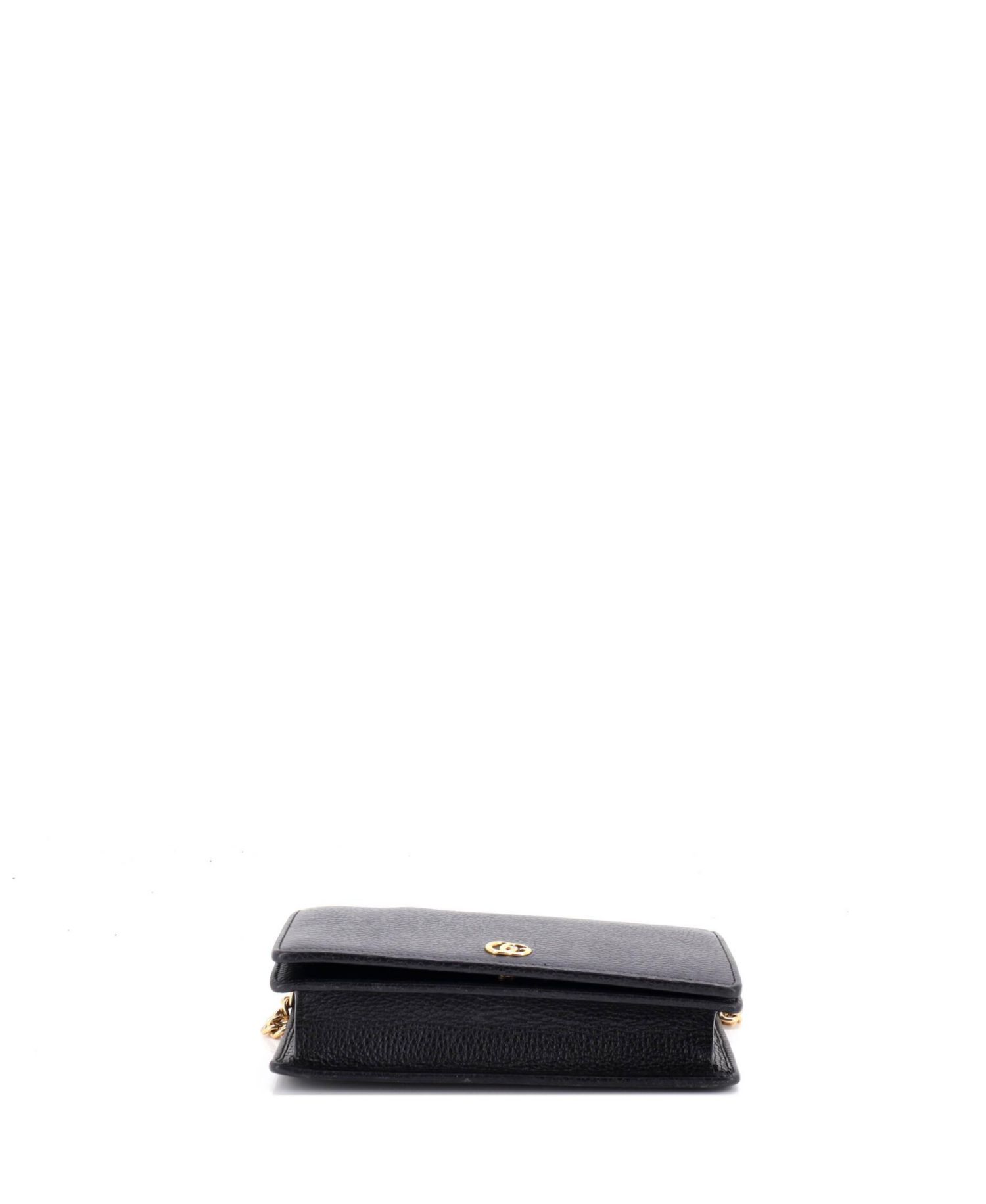Mini Petite GG Marmont Chain Wallet Leather