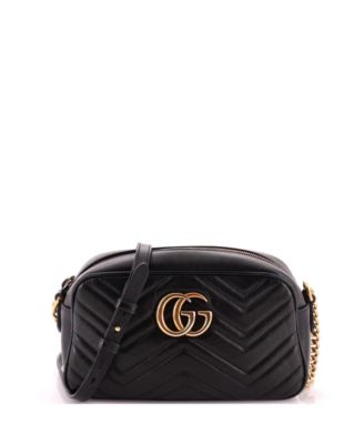 Small GG Marmont Shoulder Bag Matelasse Leather