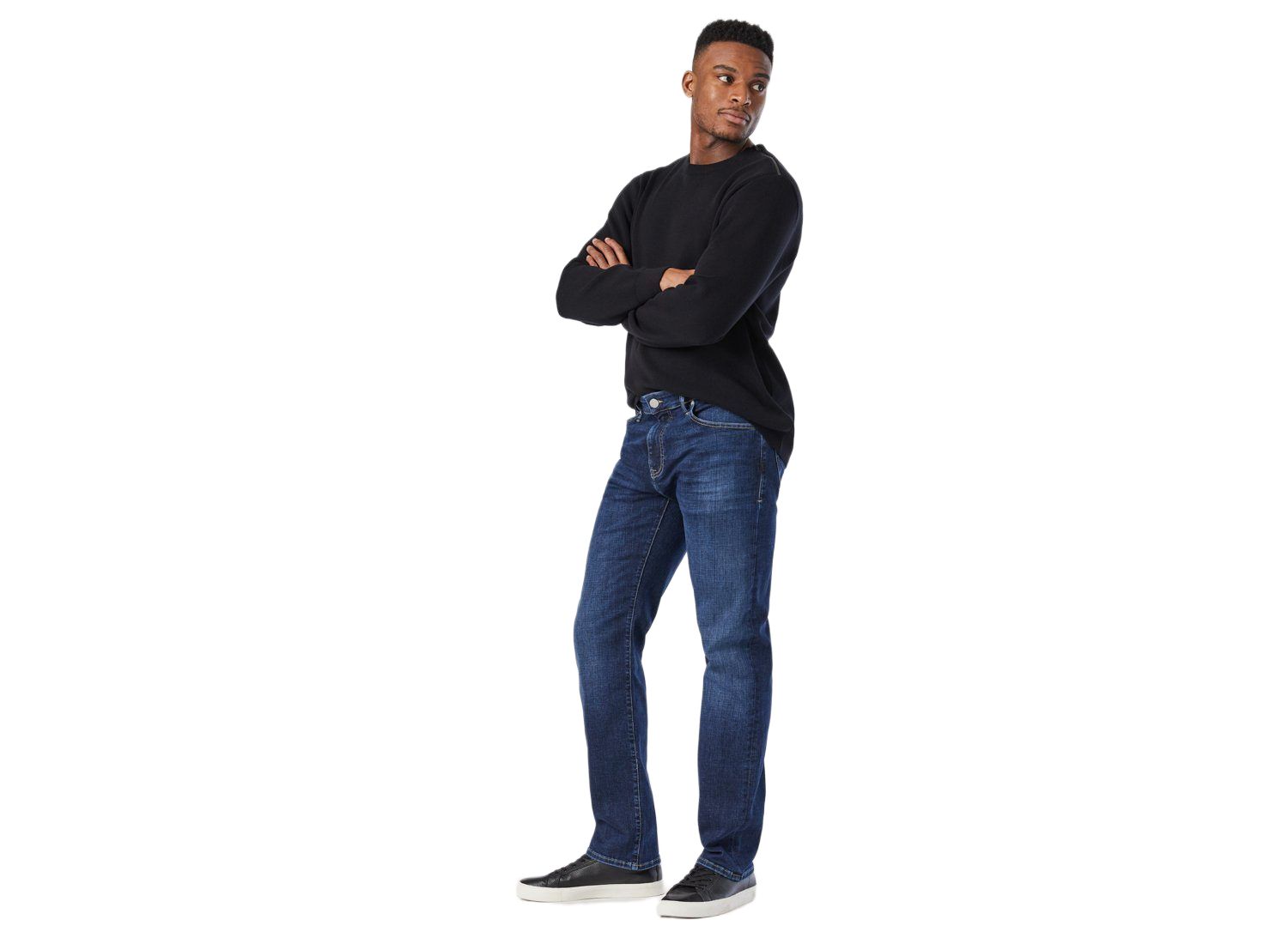 Men's Marcus Dark-Rinse Slim Straight-Leg Jeans