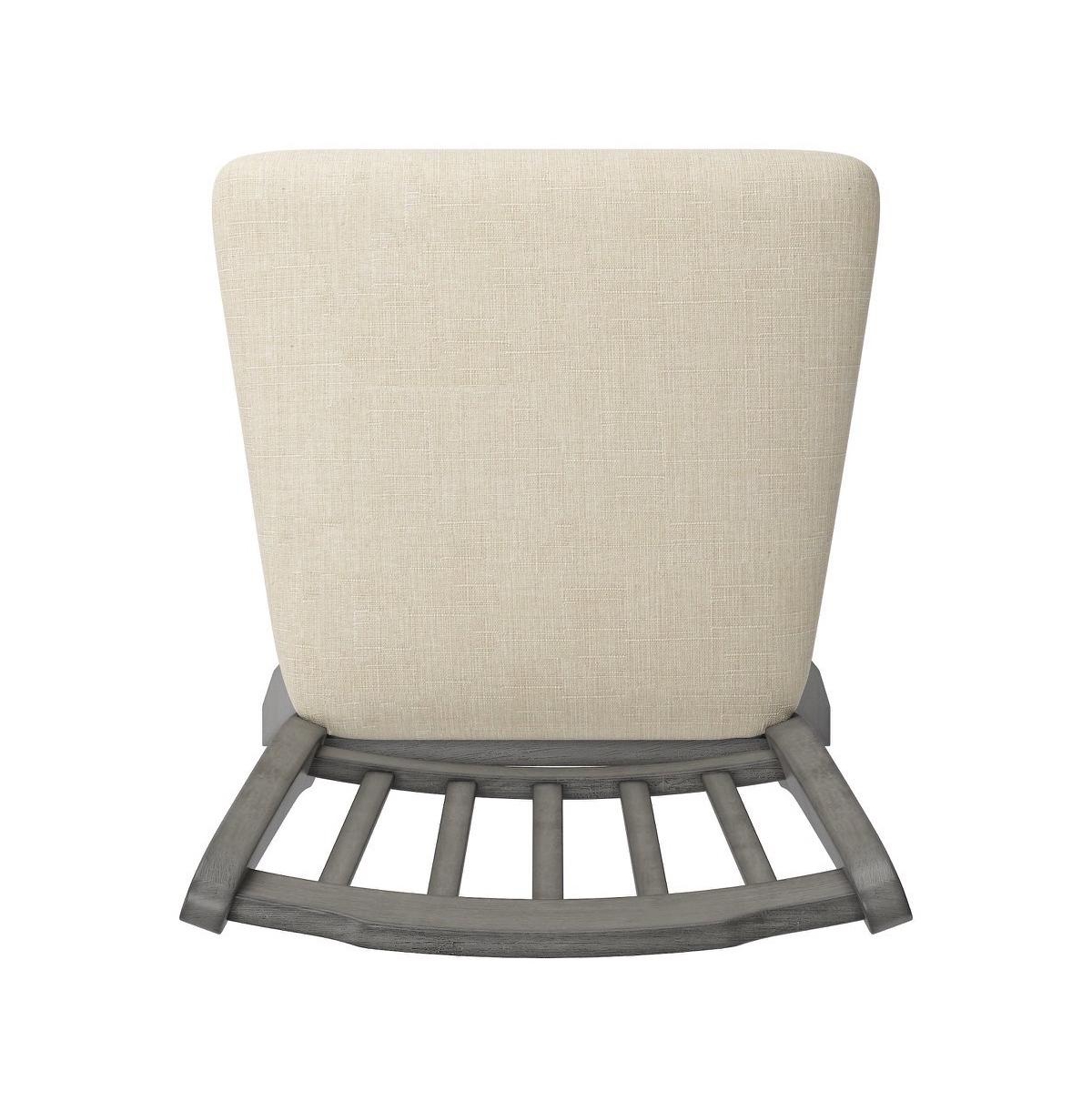 iNSPIRE Q Lea Slat Swivel Counter Stool
