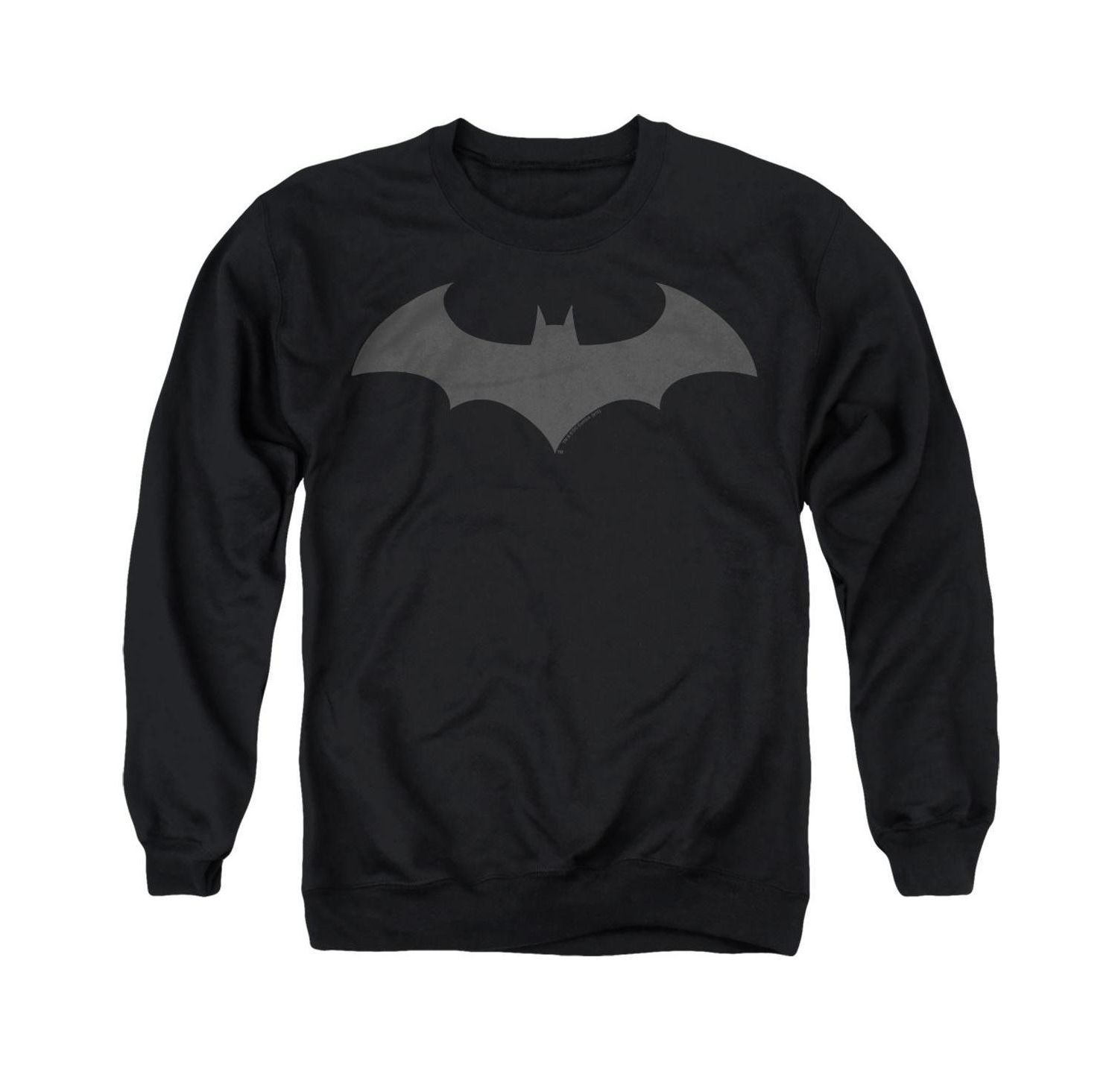 Men's Hush Logo Long-Sleeve Graphic Crewneck Sweatshirt