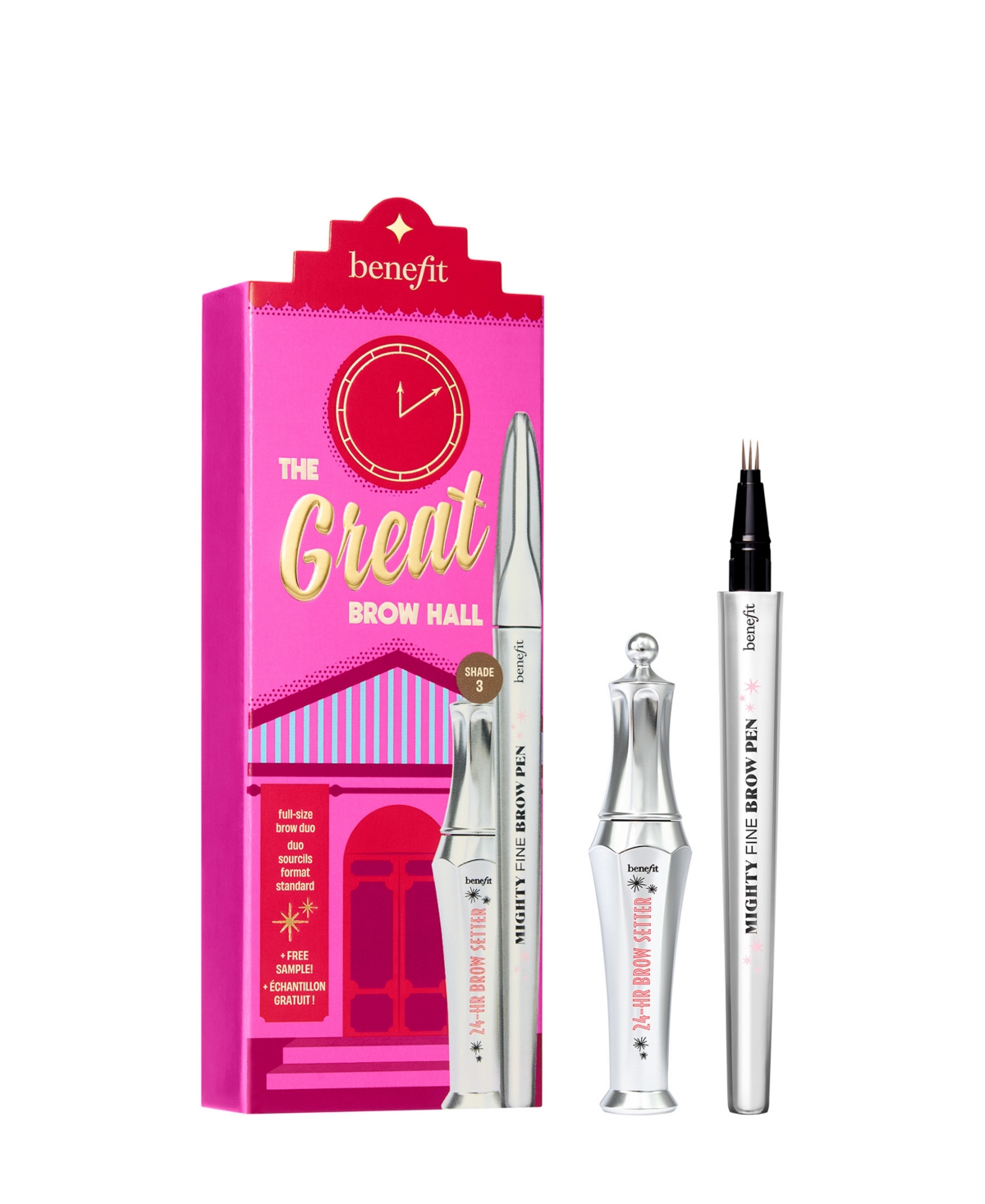 Benefit Cosmetics 2-piece The Great Brow Hall Duo Gift Set In Shade 3
