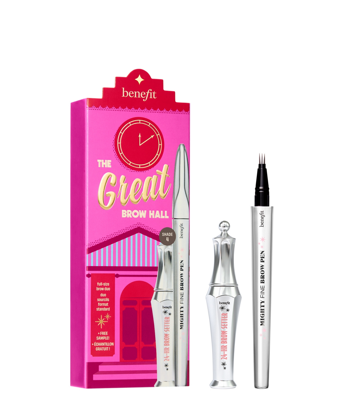 Benefit Cosmetics 2-piece The Great Brow Hall Duo Gift Set In Shade 4