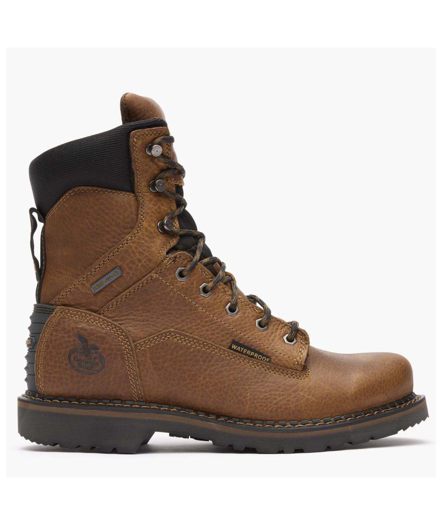 Мужские ботинки GEORGIA BOOT Georgia Giant Revamp 8" Waterproof Work Boot, цвет: Коричневый — фото 4