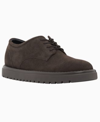 Men's Alex Suede Round-Toe Oxford