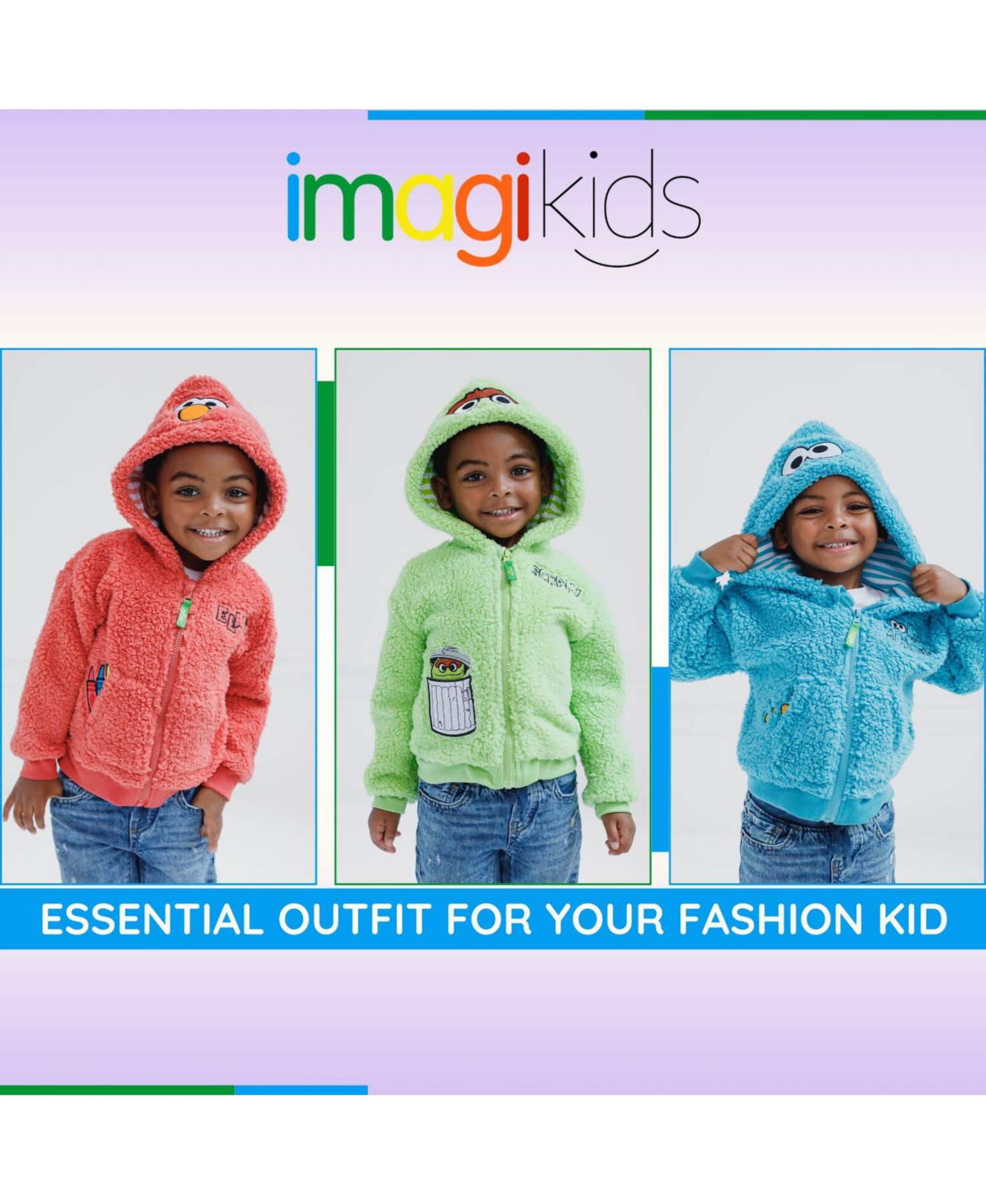 Toddler (2T-5T) Zip Up Costume Hoodie