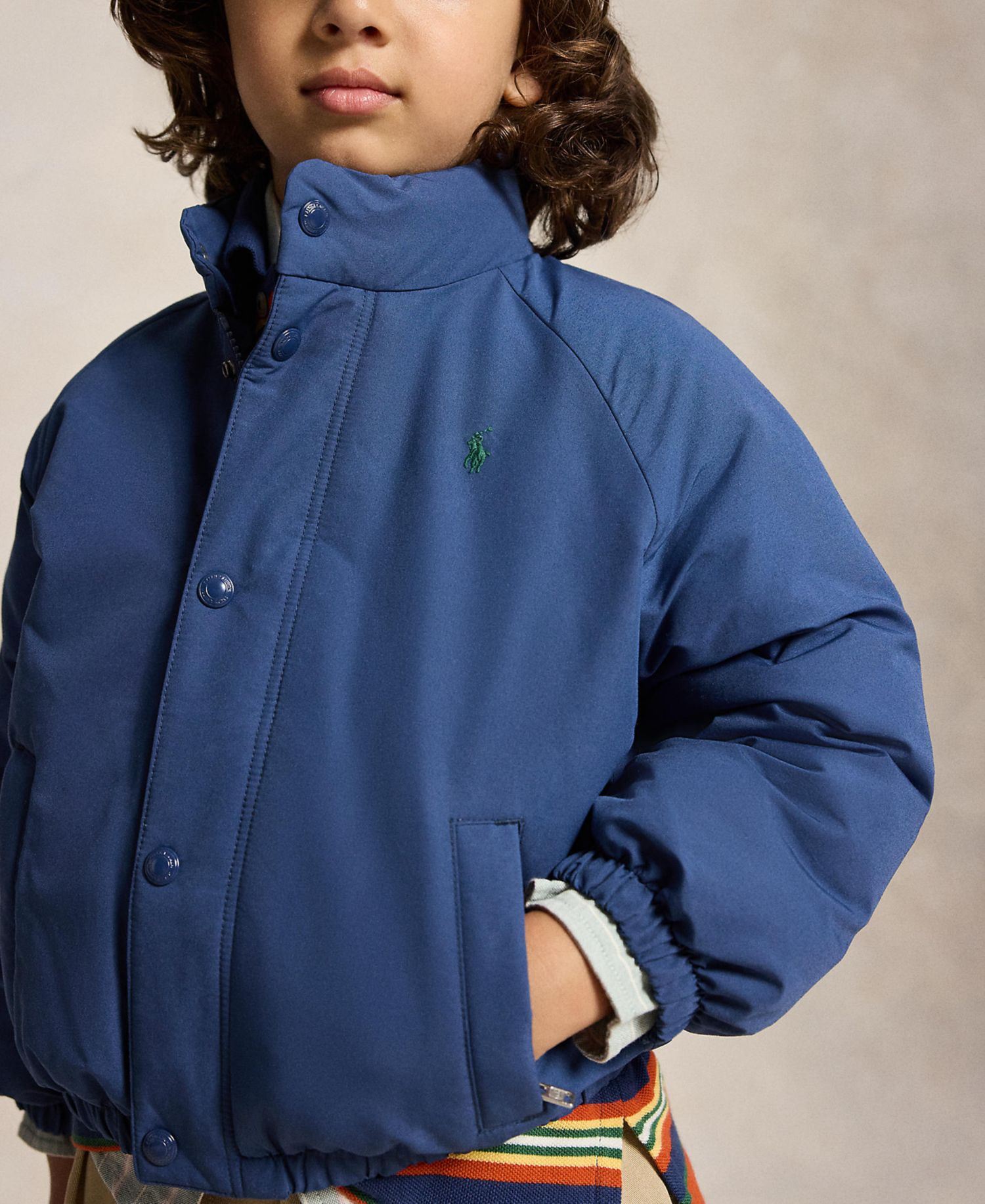 Boys' 2T-7 Down Mockneck Jacket