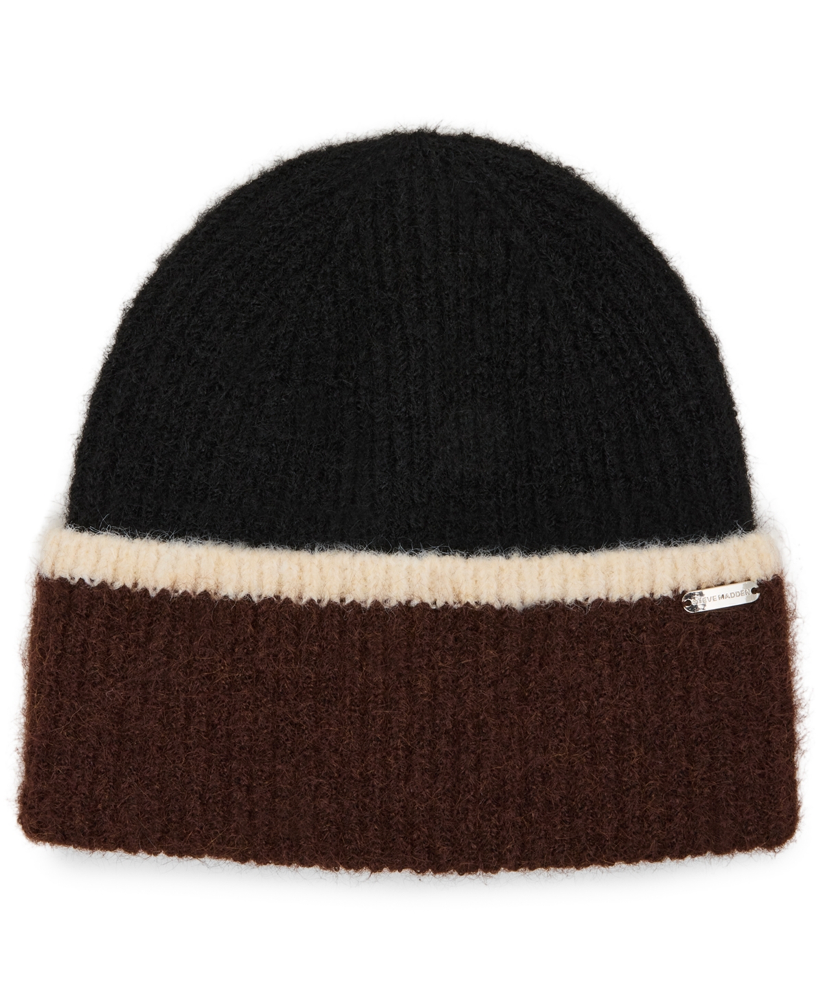 Steve Madden Colorblock Cuff Beanie