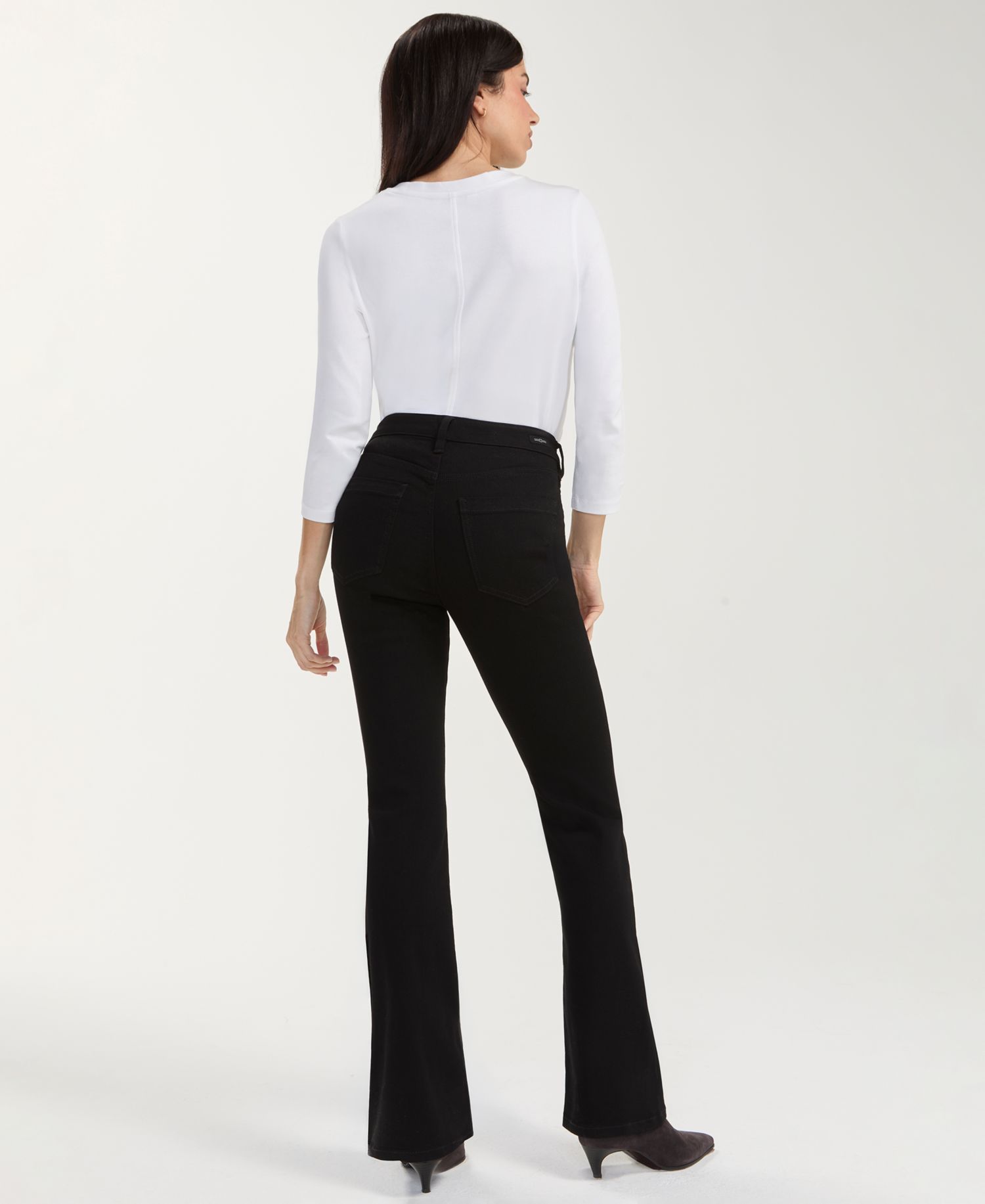 Petite Bobbie High-Rise Bootcut Jeans
