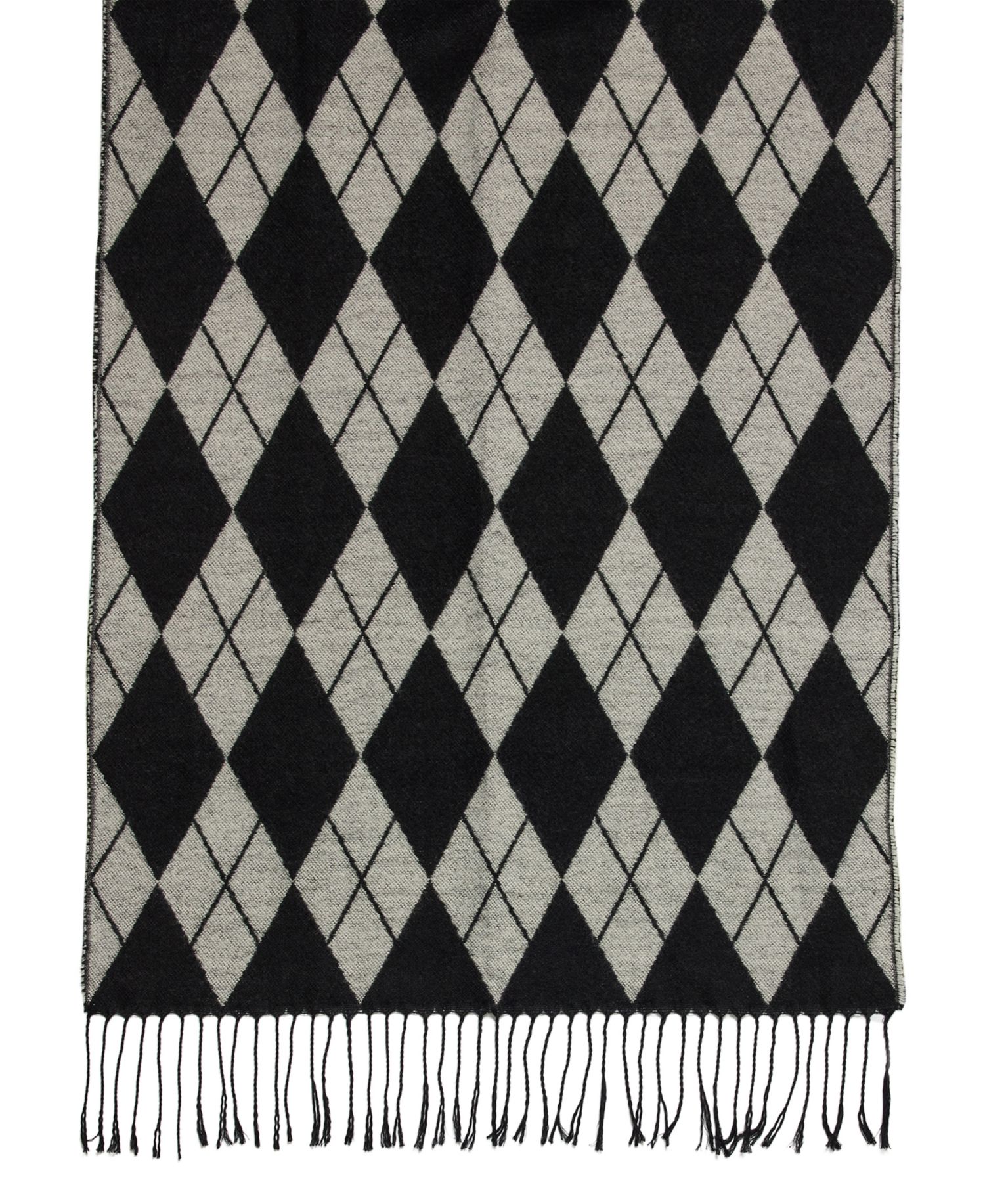 Two-Tone Argyle Midweight Scarf