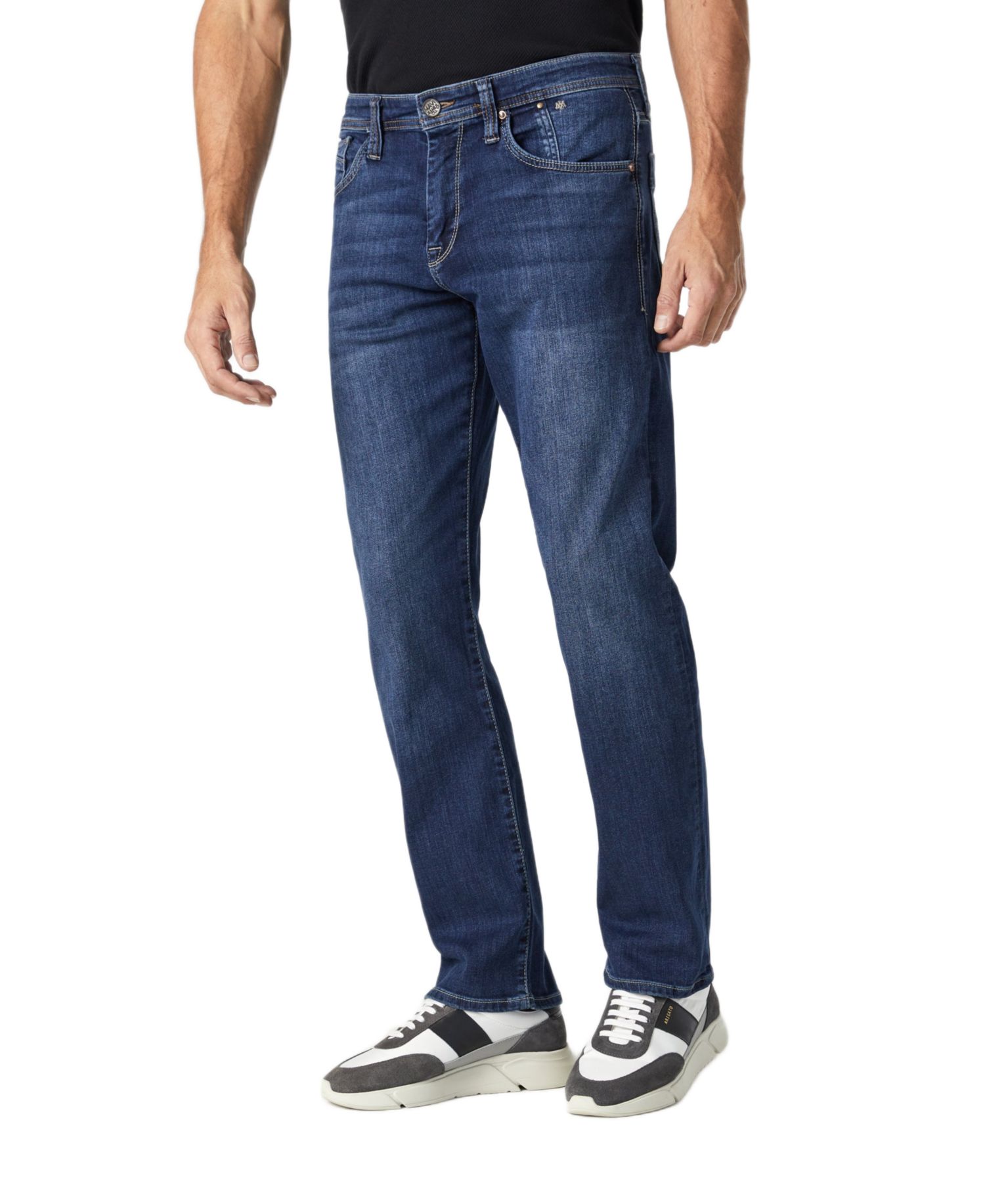 Men's Matt Relaxed-Fit Straight-Leg Jeans