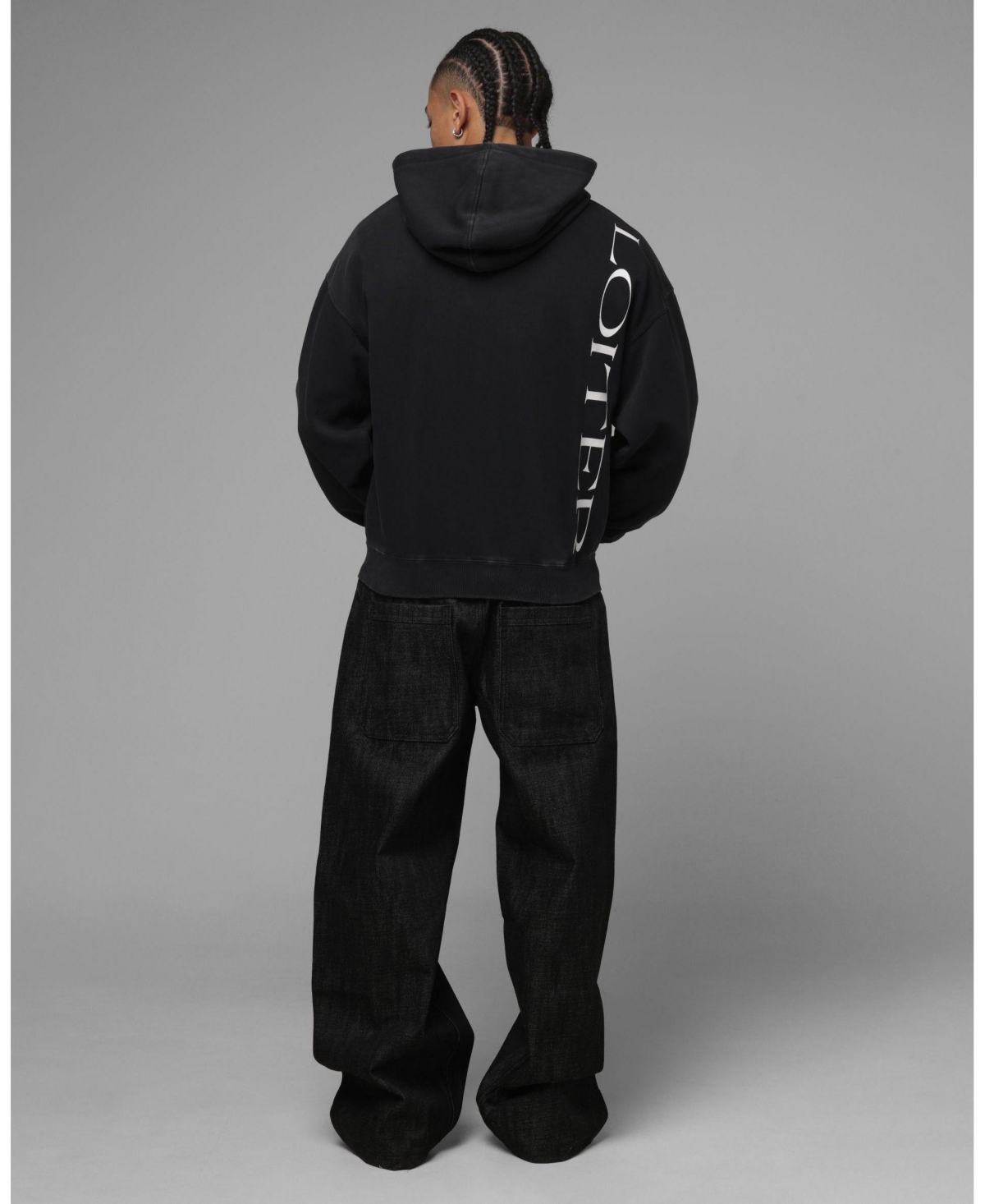 Loiter Men's Spectre Graphic Relaxed-Fit Full-Zip Hoodie