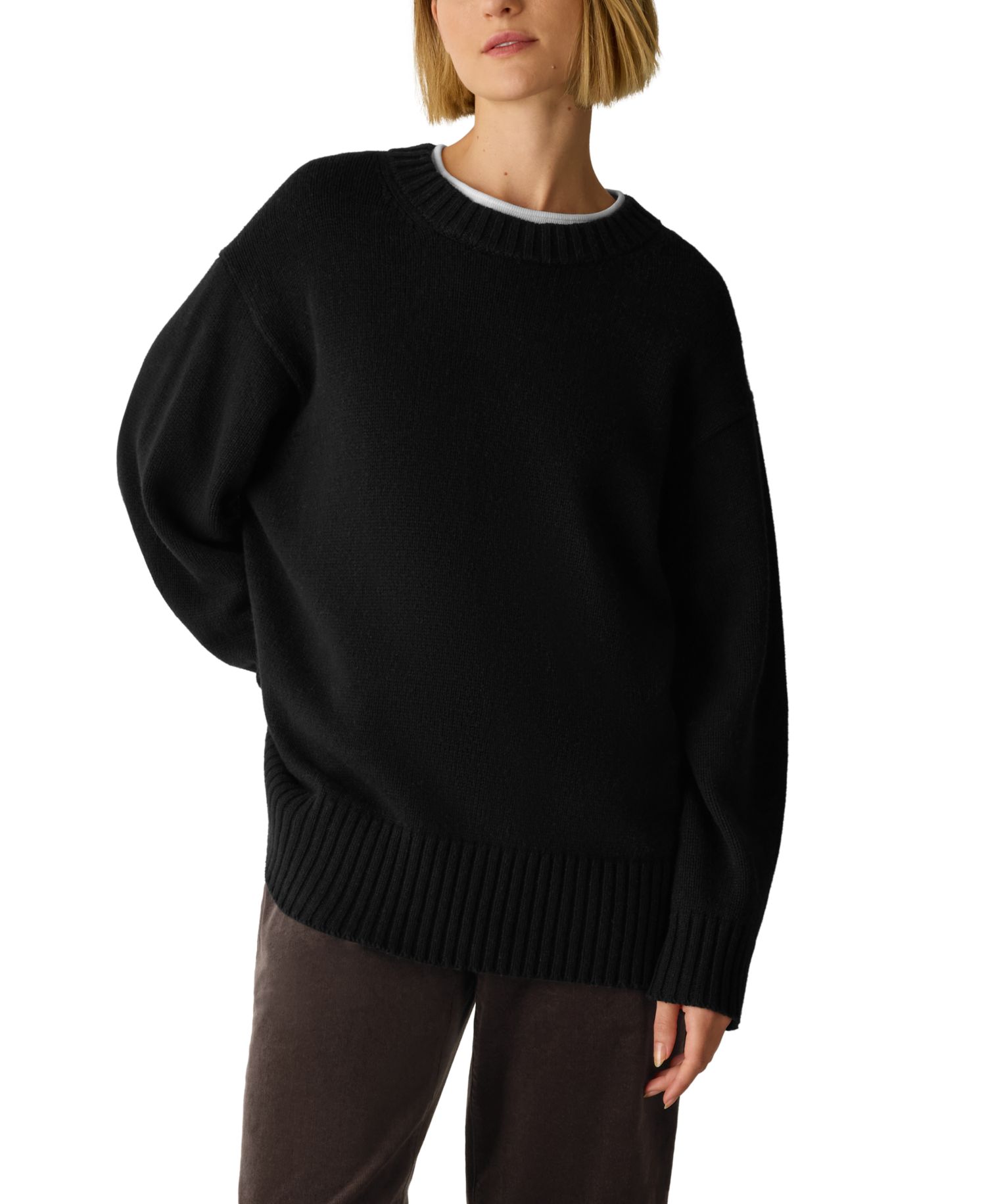 Women's Generational Oversized Crewneck Lightweight Sweater