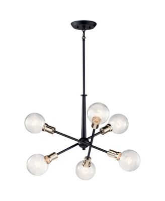 Armstrong 20" Wide 6-Light Sputnik Chandelier